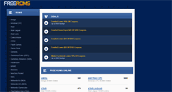 Desktop Screenshot of freeroms.com