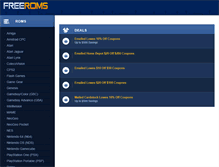 Tablet Screenshot of freeroms.com